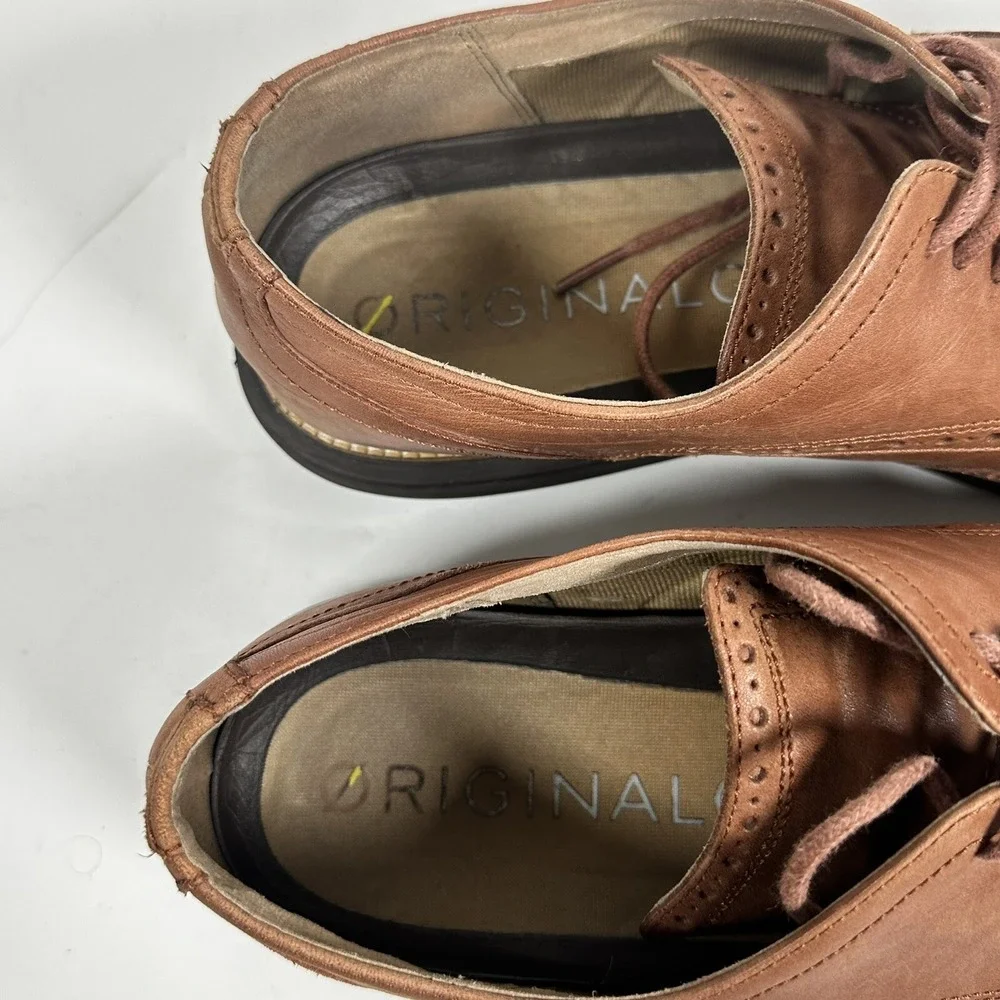 Cole Haan C26472 Original‎ Grand OS Wingtip Oxford Shoes Brown Mens Size 13 M